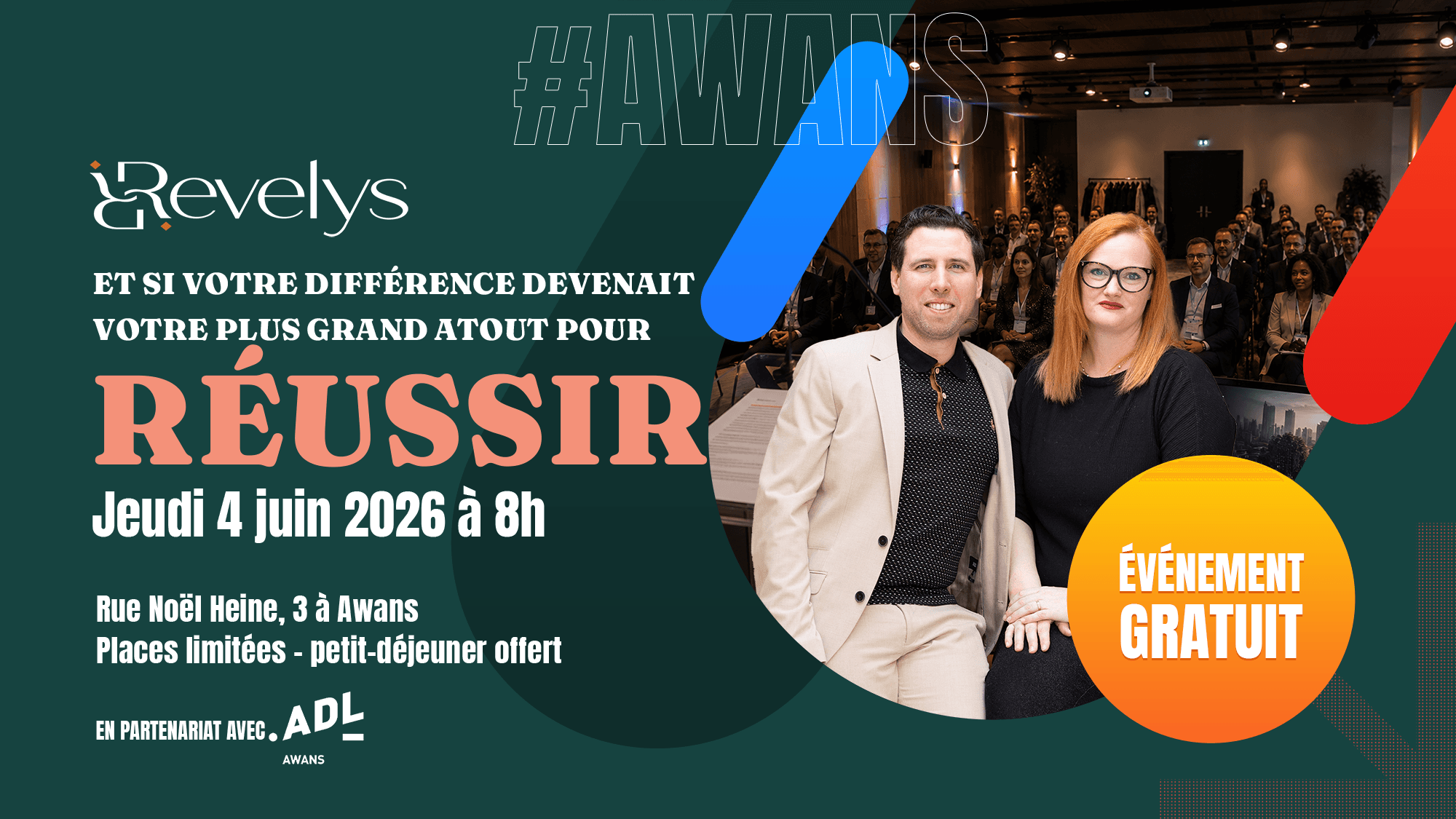 Conférence Revelys : La singularité comme clé de succès, le 4 juin 2026 à Awans