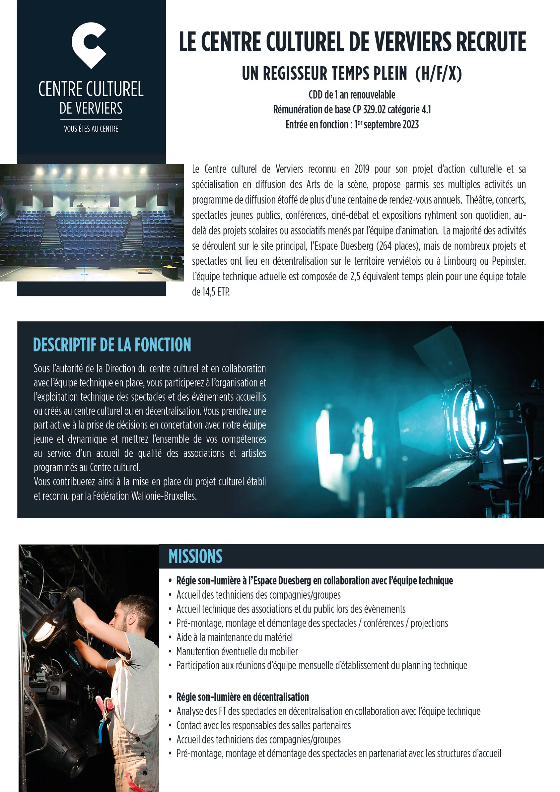 Photo de couverture de Centre Culturel de Verviers